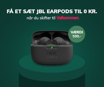 Få et par JBL-hovedtelefoner med Velkommen Elaftale